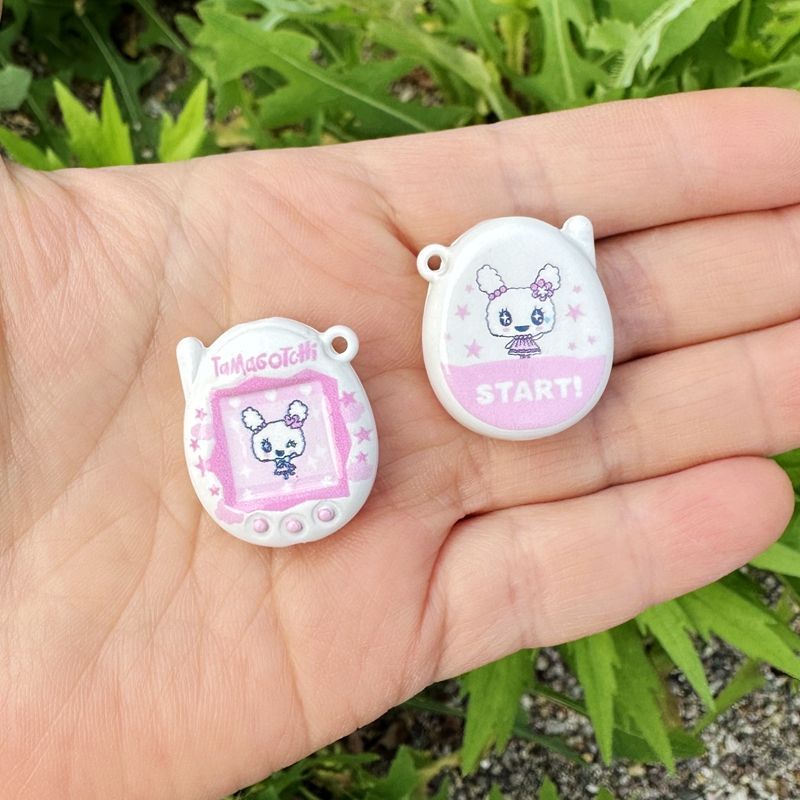 Jewelry Making Equipment - Random1-6pcs Tamagotchi Bead Accessories Acrylic Cartoon