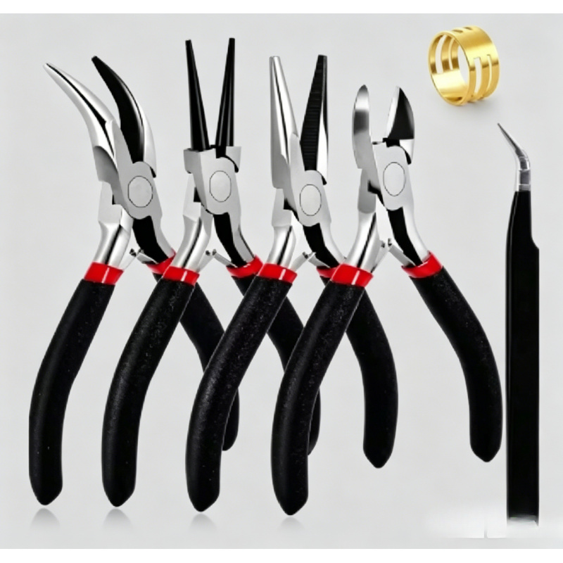 Jewelry Making Needle Nose Pliers - 4 Pack Jewelry Making Pliers Tools