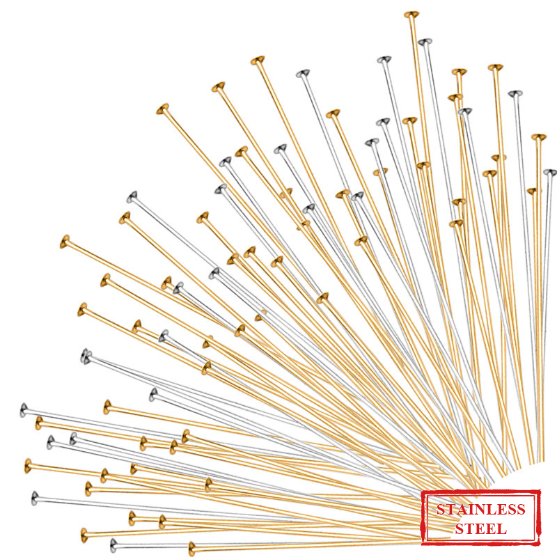 Jewelry Making Jig - 20/25/30/40/50mm Stainless Steel Flat Head Pins