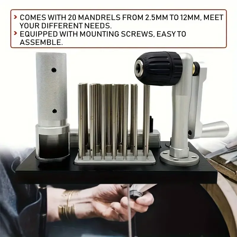 Jewelry Making Hammer - Professional Stainless Steel Wire Drawing Machine