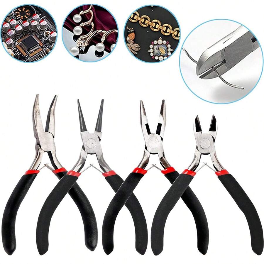 Jewelry Making Needle Nose Pliers - 3/5/6Pack Jewelry Making Pliers Tool Kit