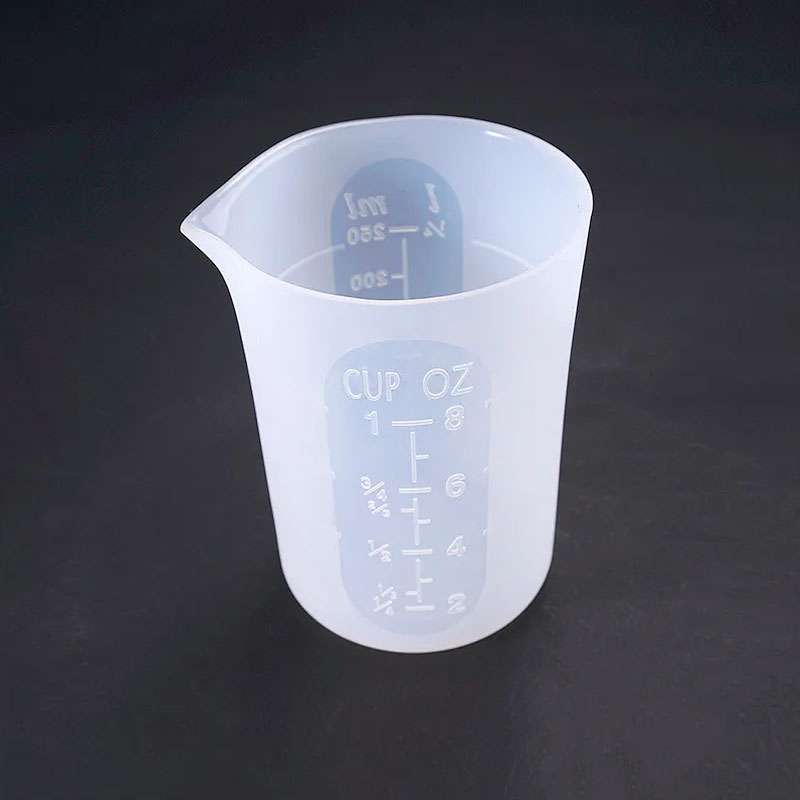 Jewelry Making Course - 250ML Silicone measuring cup Split cup