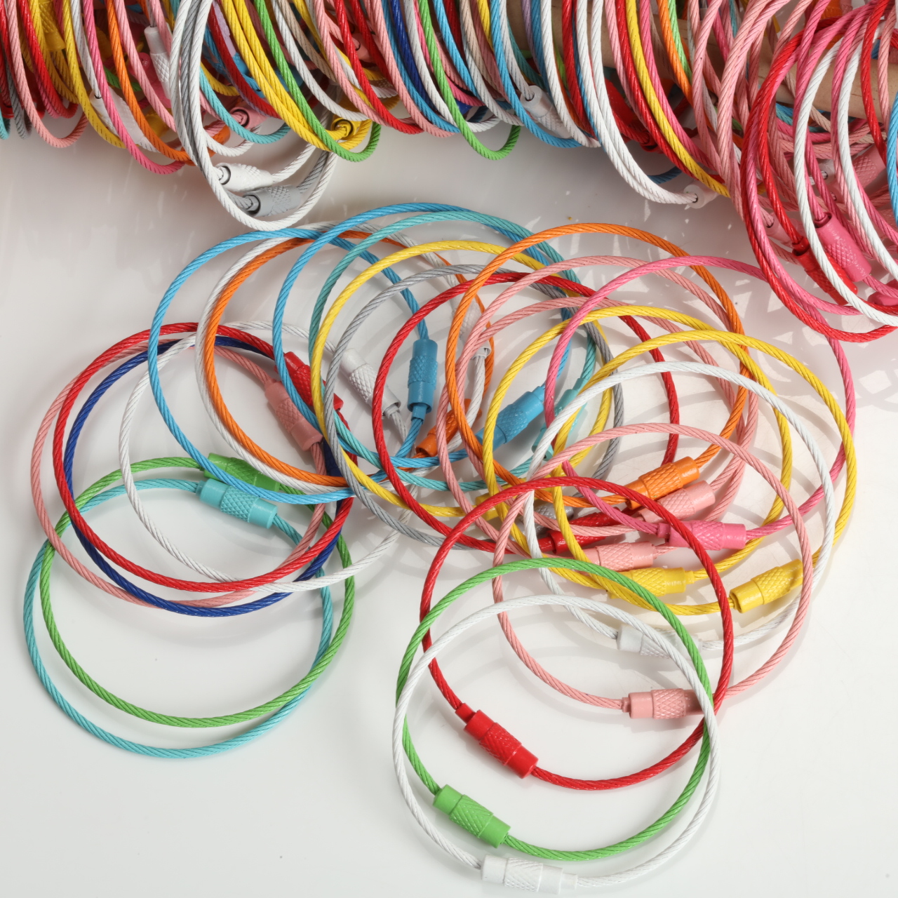 Jewelry Making Looper Tool - Multicolor Paint Coated Steel Split Rings