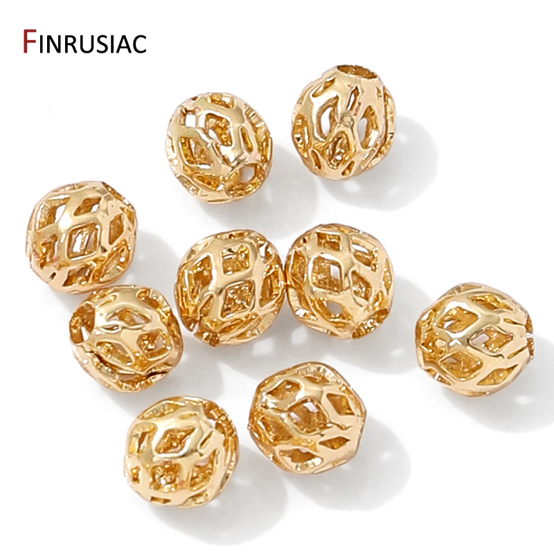 4/5/6/8mm 14K Gold Plated Holl - Jewelry Making Items 리뷰 및 가격