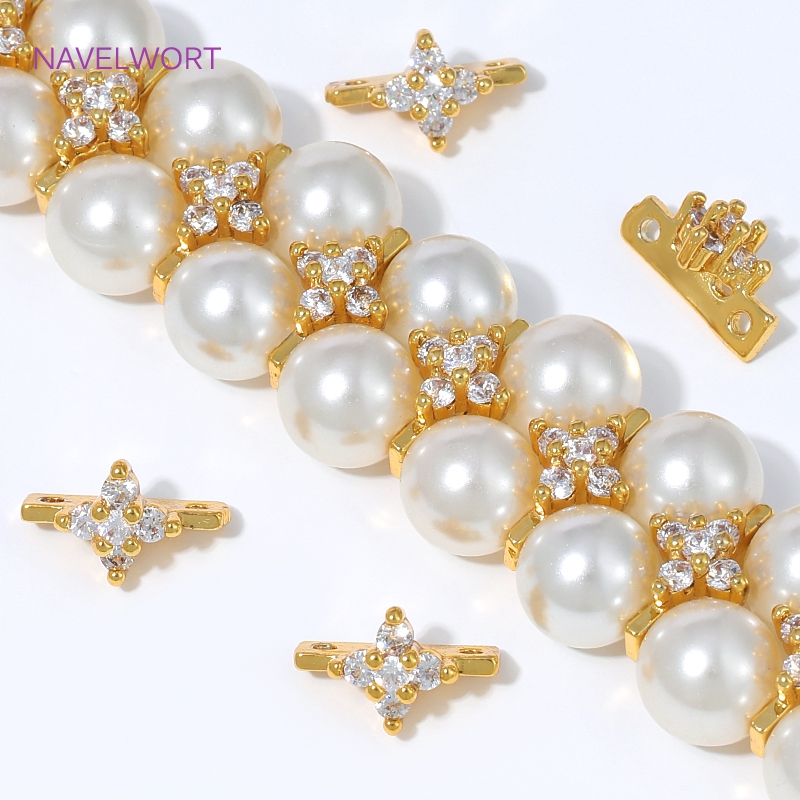 4/8/12Pcs Brass Separator Bar  - Jewelry Making Items 리뷰 및 가격