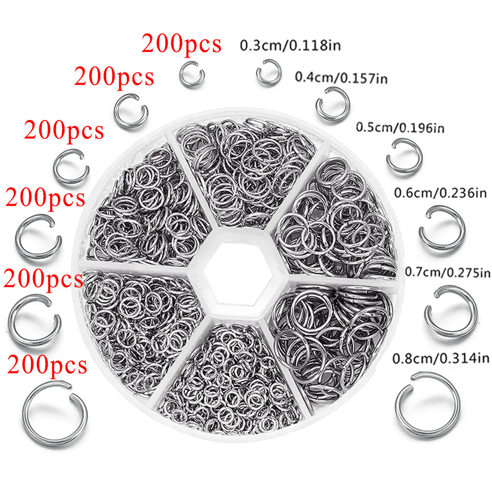1200pcs Stainless Steel Jump R - Jewelry Making Looper Tool 리뷰 및 가격
