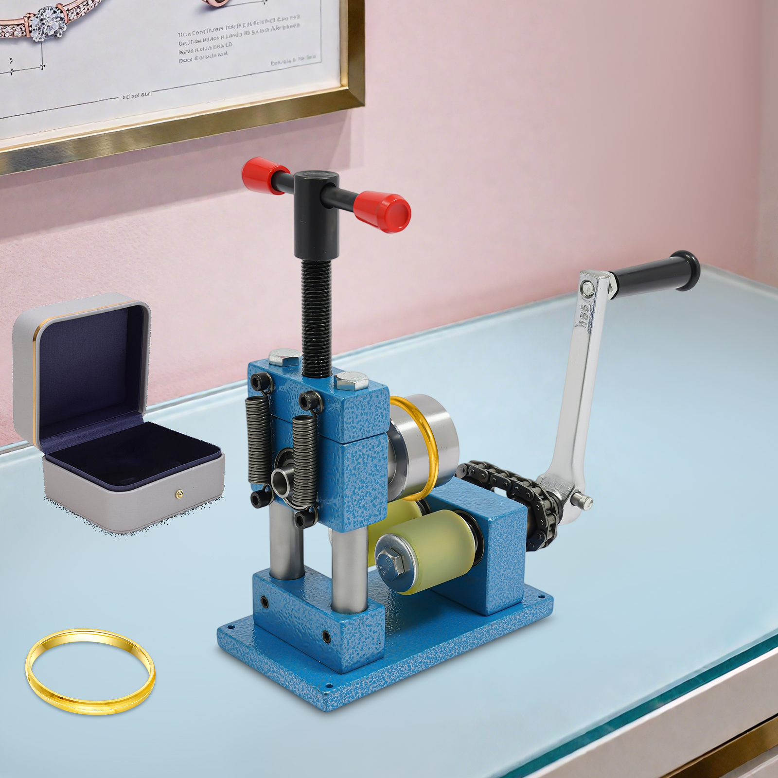 Hand Crank Ring Bracelet Bendi - Jewelry Making Store 리뷰 및 가격
