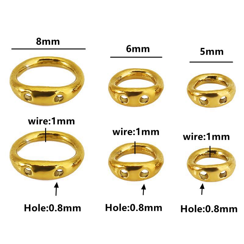 30pcs 5/6/8mm Stainless Steel  - Jewelry Making Equipment 리뷰 및 가격