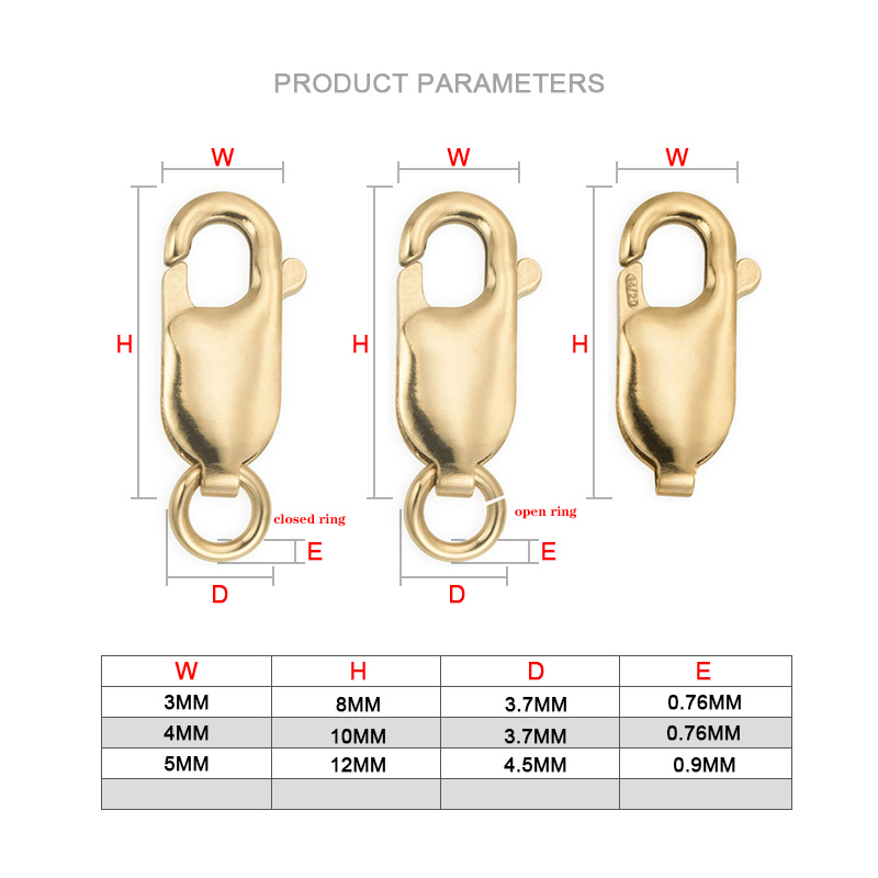 Lobster Clasp 14K Gold Filled  - Jewelry Making Equipment 리뷰 및 가격