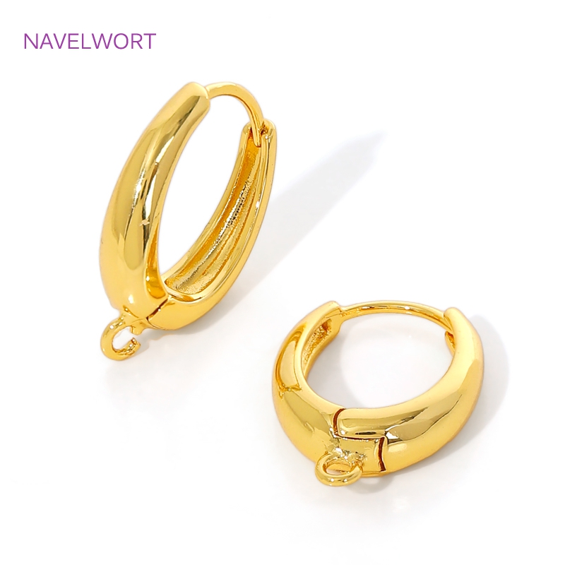 18K Gold Plated Brass Earwires - Jewelry Making Items 리뷰 및 가격