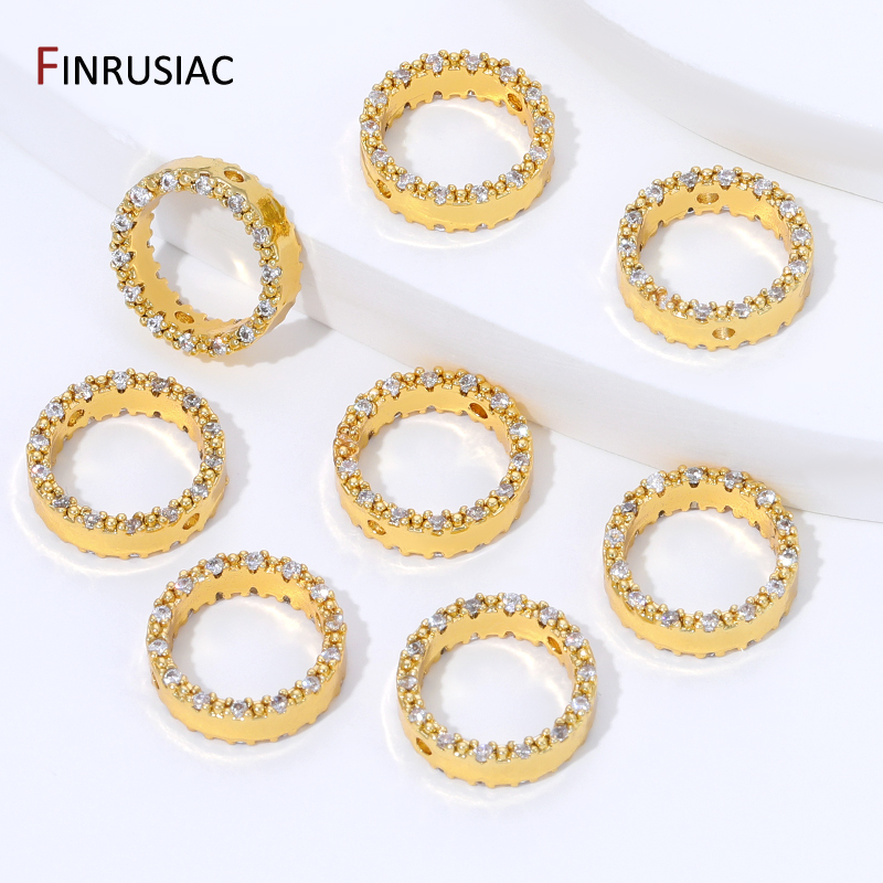 18K Gold Plated Brass Zircon R - Jewelry Making Items 리뷰 및 가격