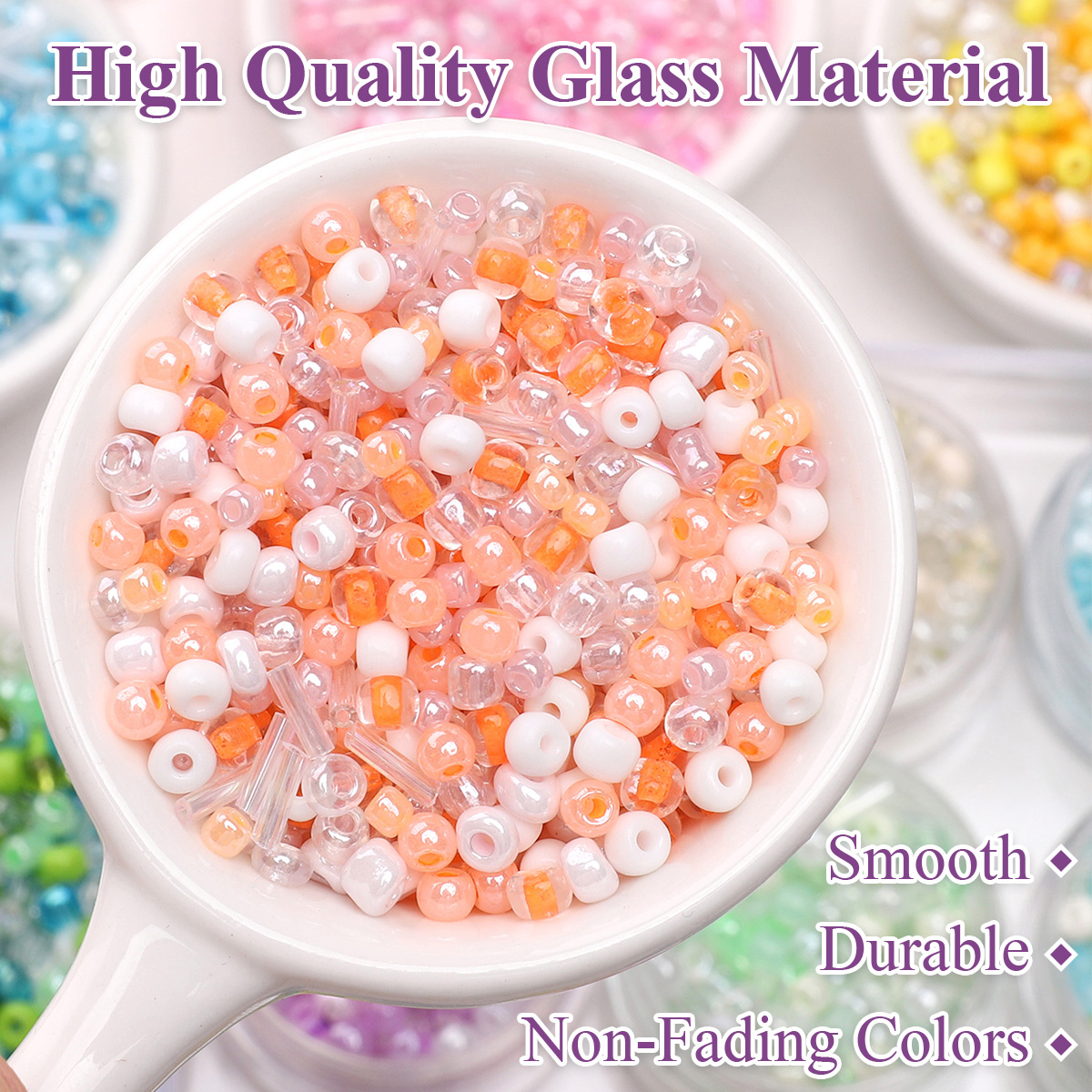 24 Grid Mixed Size Glass Seed  - Jewelry Making Course 리뷰 및 가격