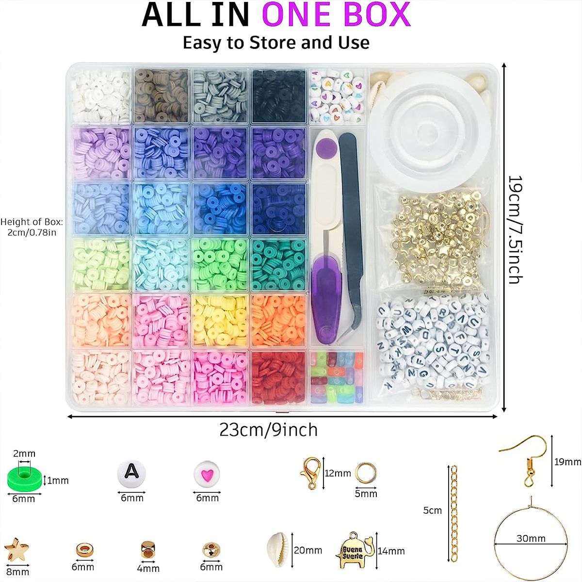 6000 Pcs 24 Colors Flat Round  - Jewelry Making Course 리뷰 및 가격