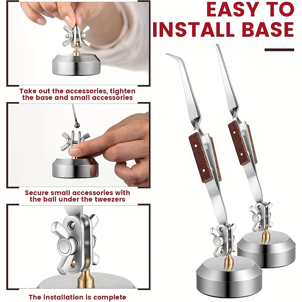 Third Hand Soldering Tweezers  - Jewelry Making Needle Nose Pliers 리뷰 및 가격