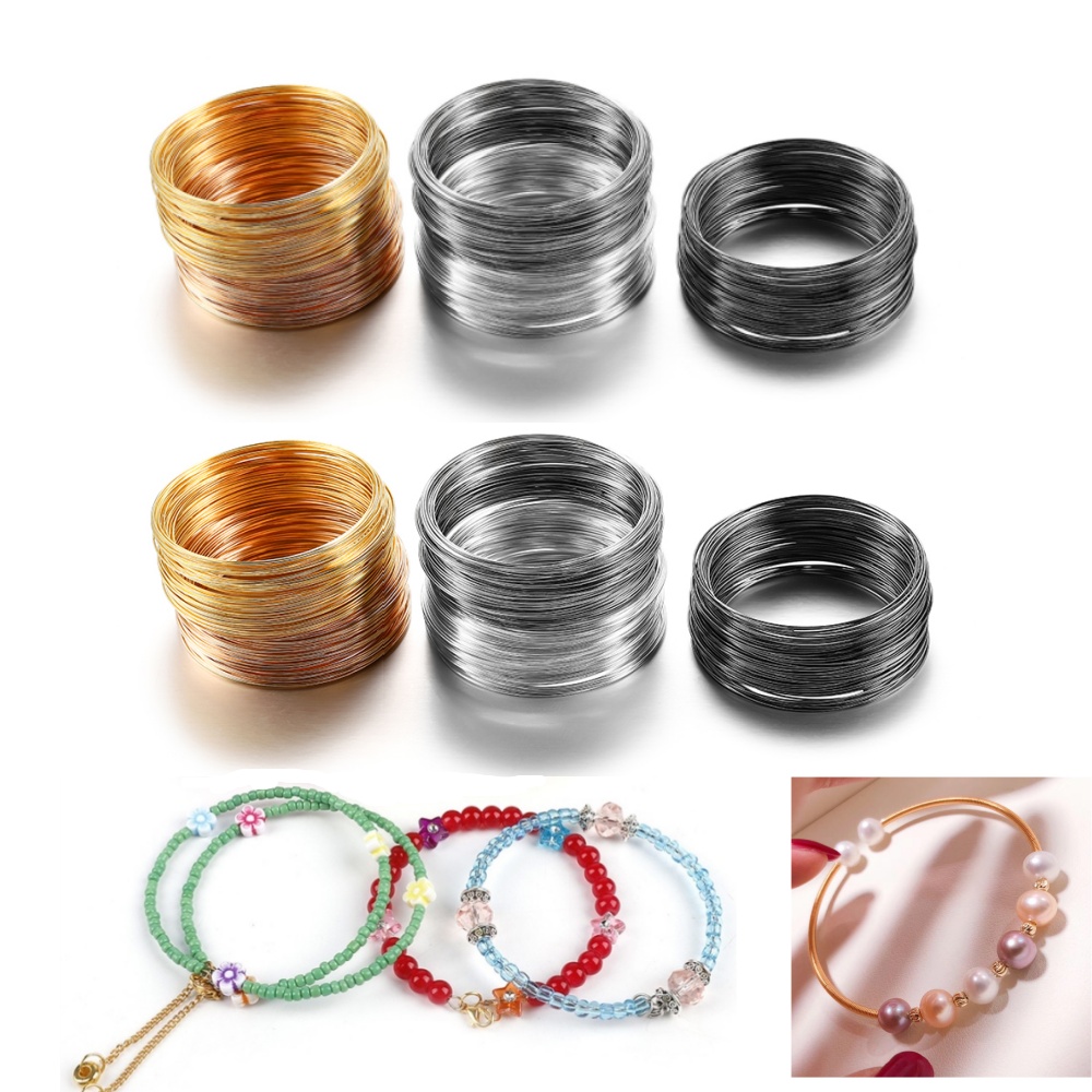 100 Loops/lot 0.6mm Silver Gol - Jewelry Making Equipment 리뷰 및 가격