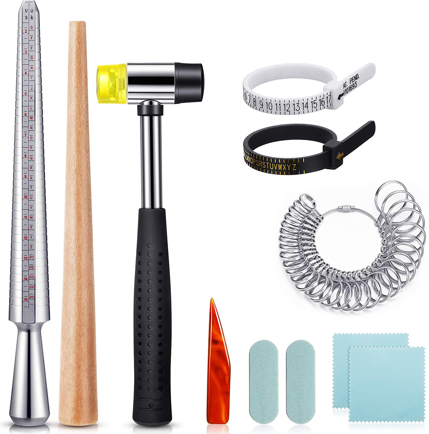11 Pieces Of US UK Ring Mandre - Jewelry Making Hammer 리뷰 및 가격