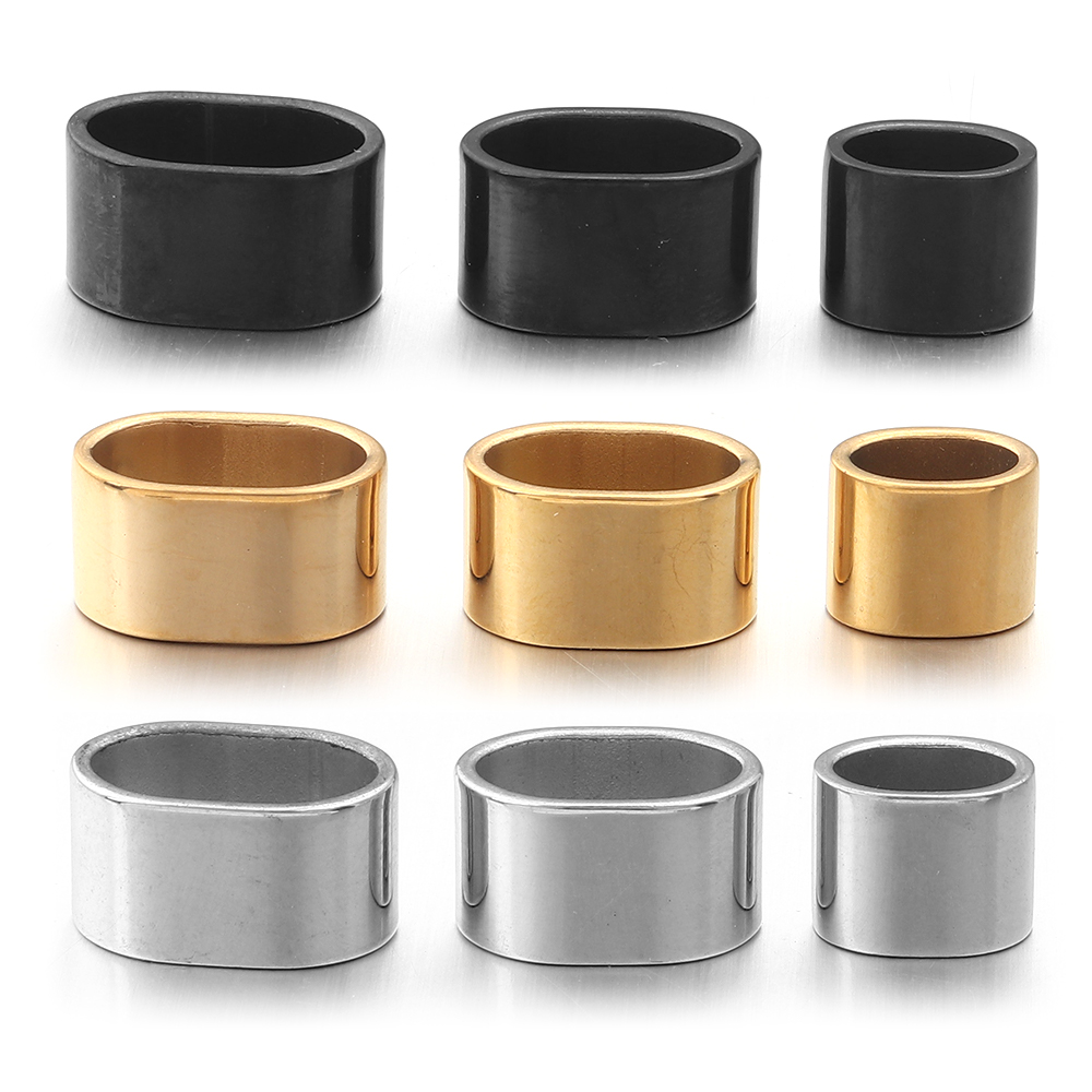6pcs Flat Stainless Steel Tube - Jewelry Making Equipment 리뷰 및 가격
