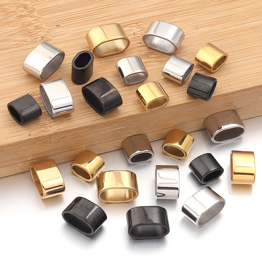 6pcs Flat Stainless Steel Tube - Jewelry Making Equipment 리뷰 및 가격