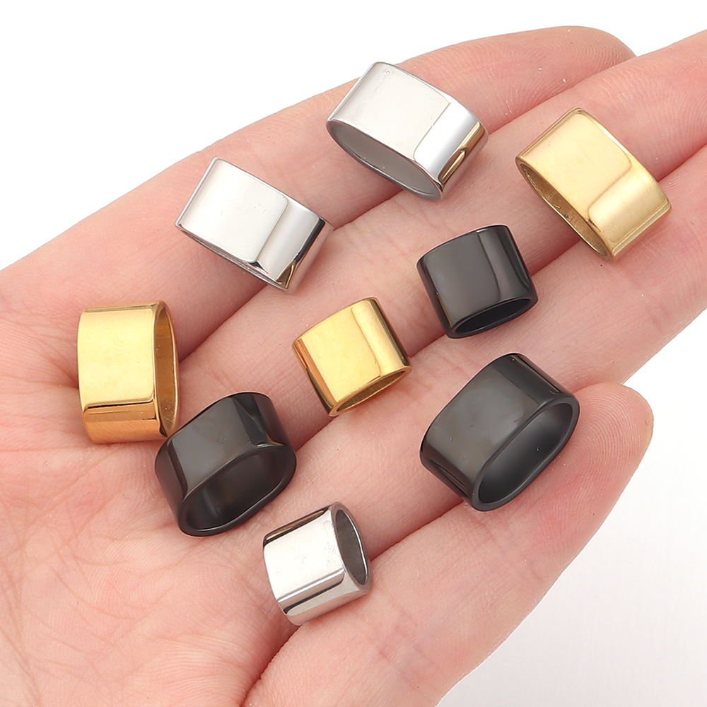 6pcs Flat Stainless Steel Tube - Jewelry Making Equipment 리뷰 및 가격