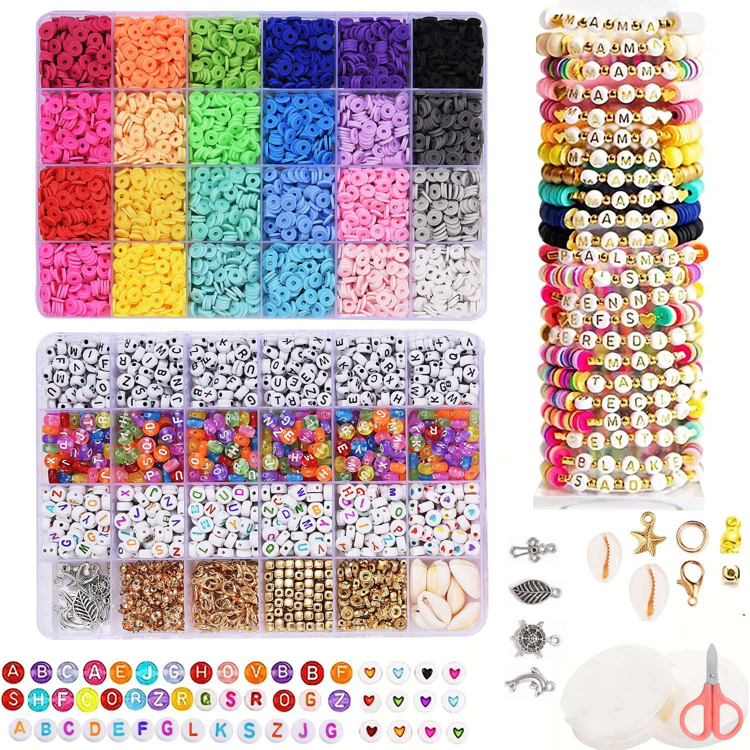 Clay Beads Bracelet Making Kit - Jewelry Making For Beginners 리뷰 및 가격