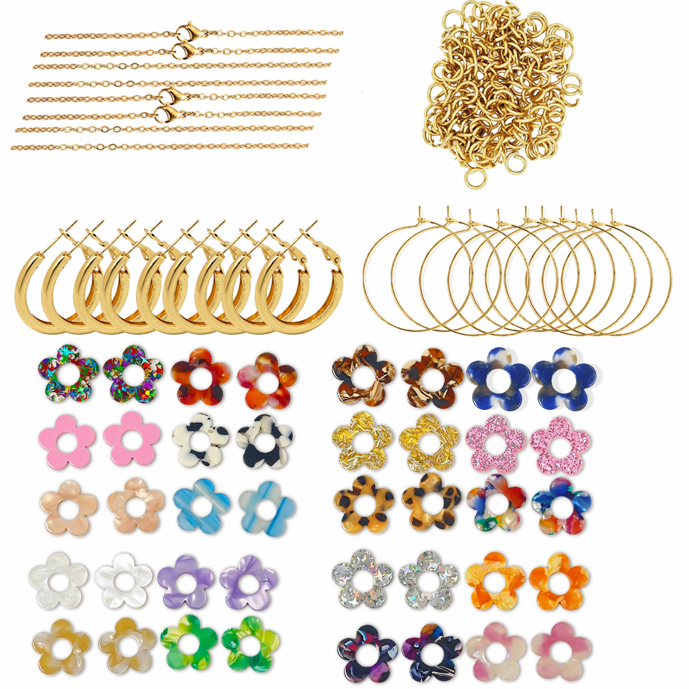 Cute Colorful Sequin Acrylic F - Jewelry Making Course 리뷰 및 가격