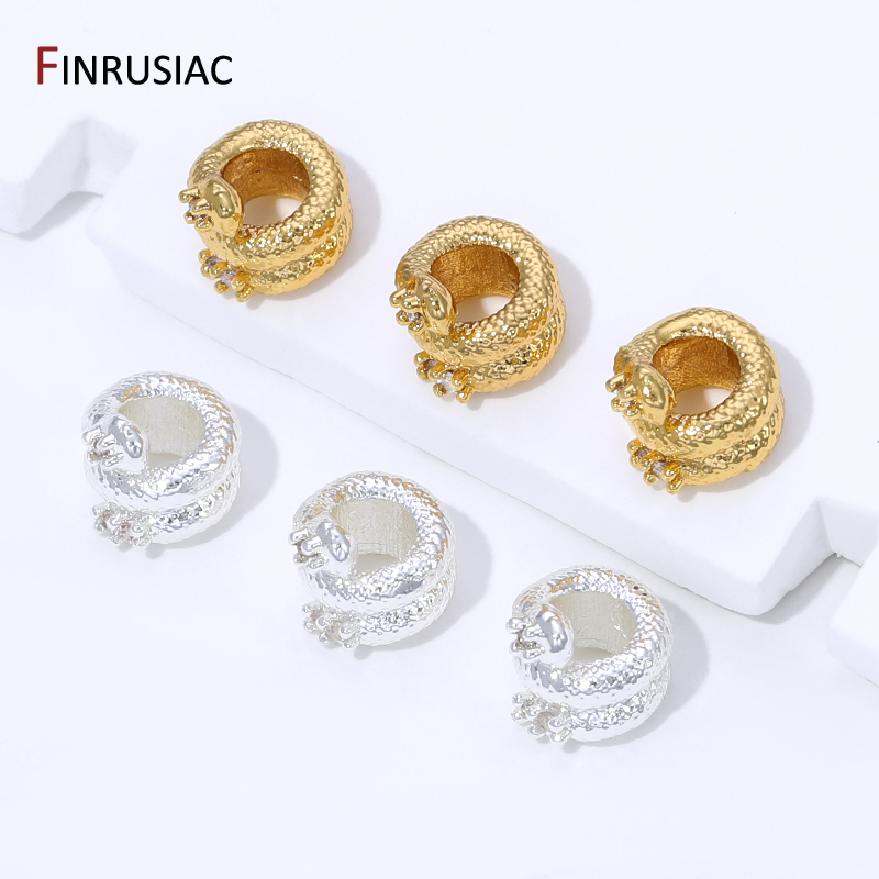 18K Gold Plated Brass Snake Sh - Jewelry Making Items 리뷰 및 가격