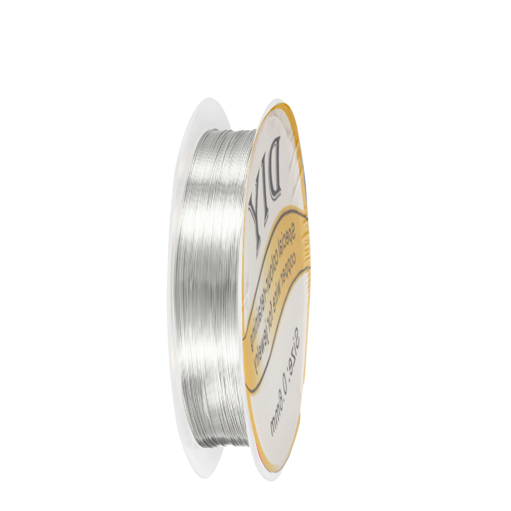 1Roll Silver Copper Wire 0.3/0 - Jewelry Making Equipment 리뷰 및 가격