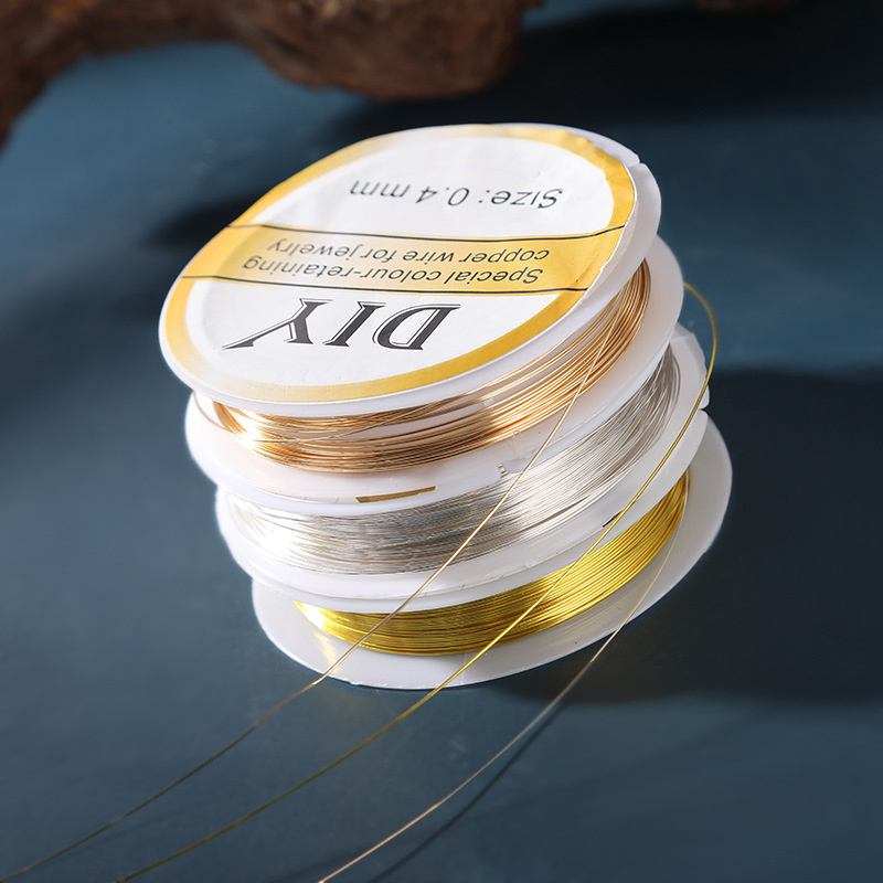 1Roll Silver Copper Wire 0.3/0 - Jewelry Making Equipment 리뷰 및 가격