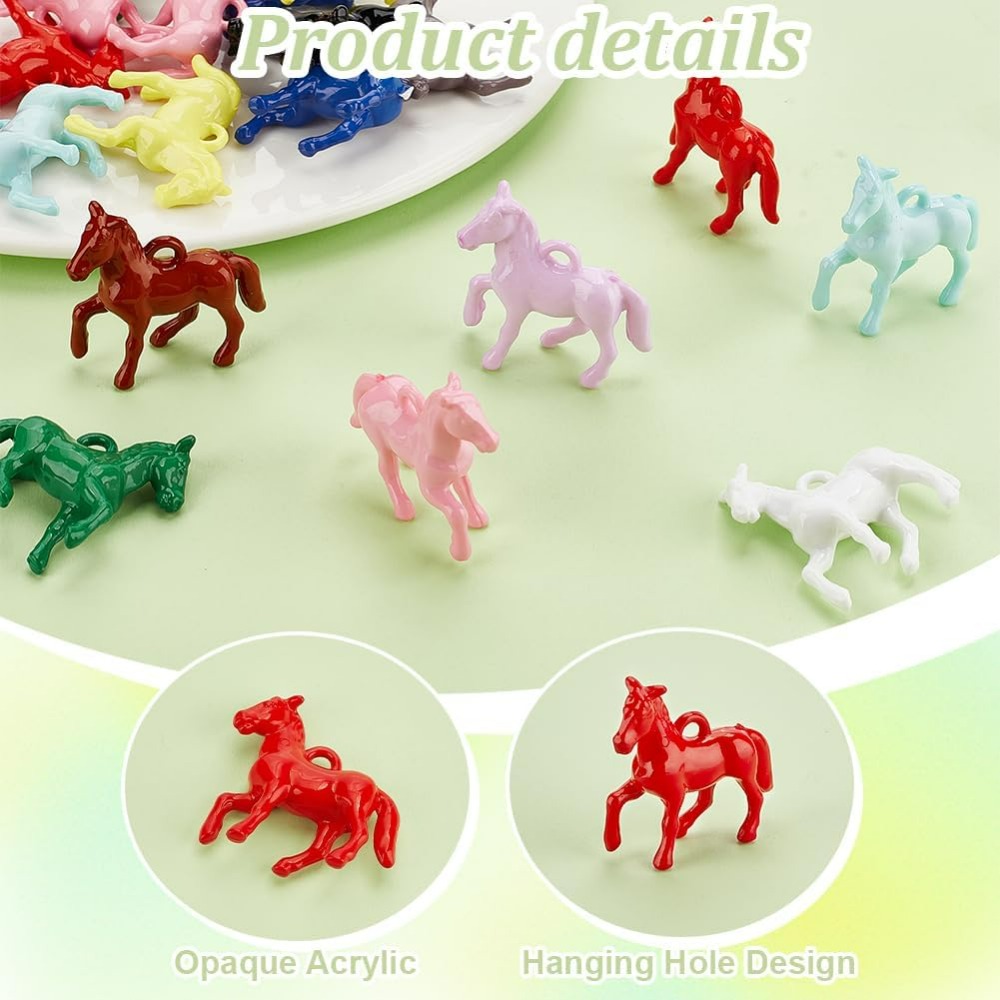 48pcs Opaque Acrylic Pendants  - Jewelry Making Course 리뷰 및 가격