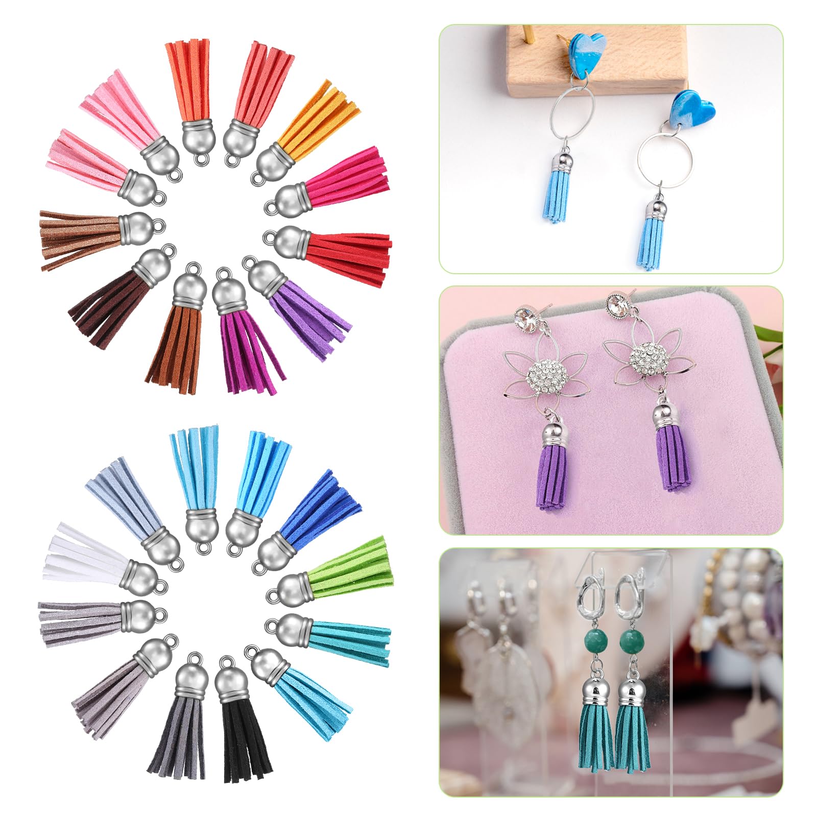 10/20/60 Pcs Mini Tassels Faux - Jewelry Making Course 리뷰 및 가격