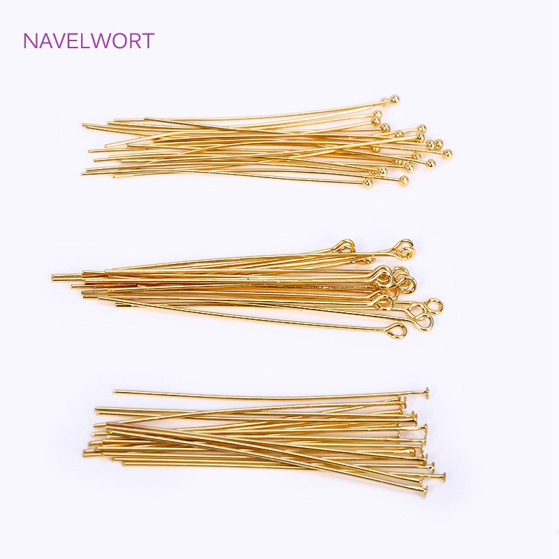 50pcs/Lot 18K Gold Plated Pins - Jewelry Making Jig 리뷰 및 가격