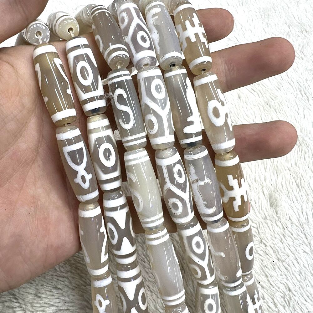 30mm White Tibentan 12 Pattern - Jewelry Making Store 리뷰 및 가격