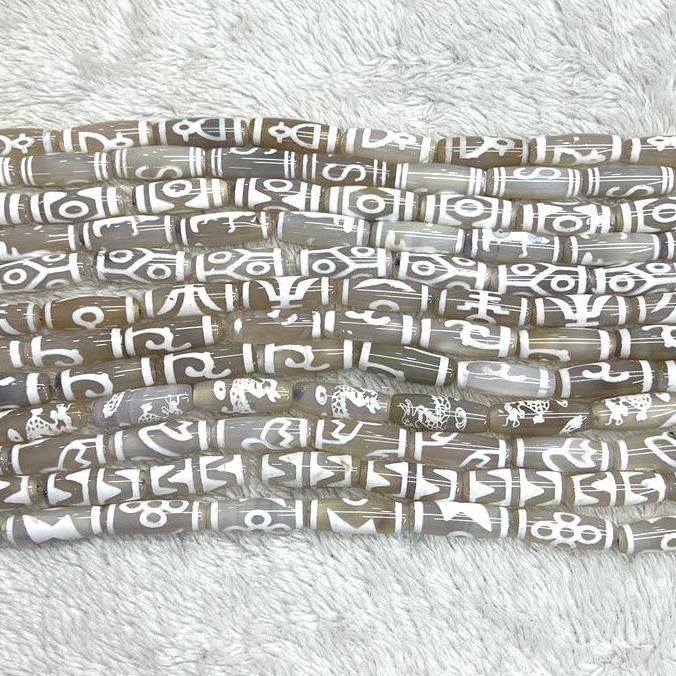 30mm White Tibentan 12 Pattern - Jewelry Making Store 리뷰 및 가격