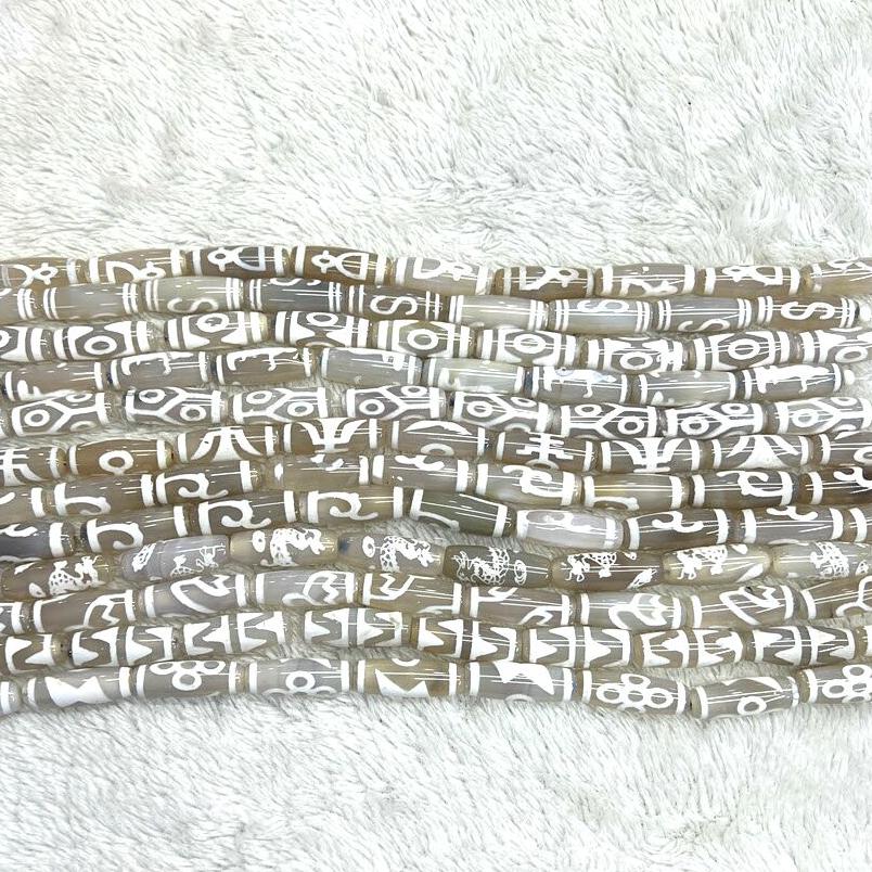 30mm White Tibentan 12 Pattern - Jewelry Making Store 리뷰 및 가격