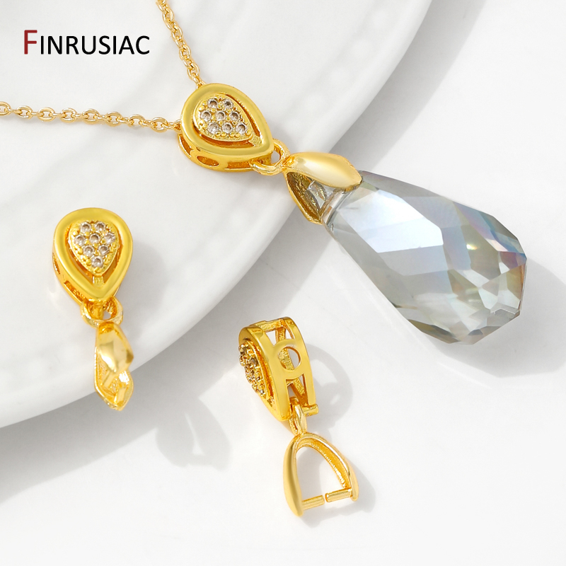 18K Gold Plated Brass With Zir - Jewelry Making Items 리뷰 및 가격