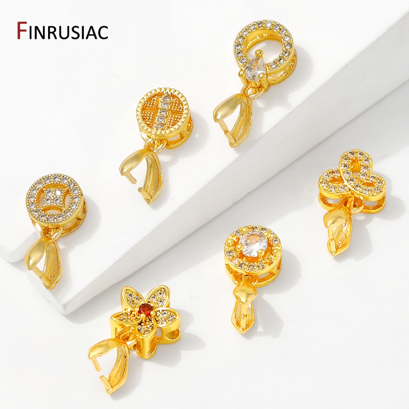 18K Gold Plated Brass With Zir - Jewelry Making Items 리뷰 및 가격
