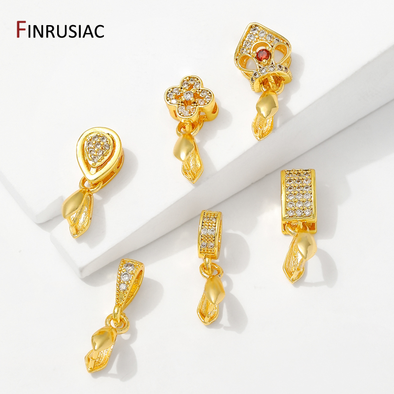 18K Gold Plated Brass With Zir - Jewelry Making Items 리뷰 및 가격