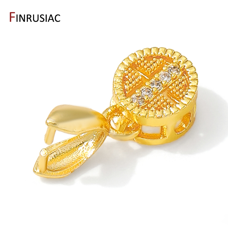 18K Gold Plated Brass With Zir - Jewelry Making Items 리뷰 및 가격
