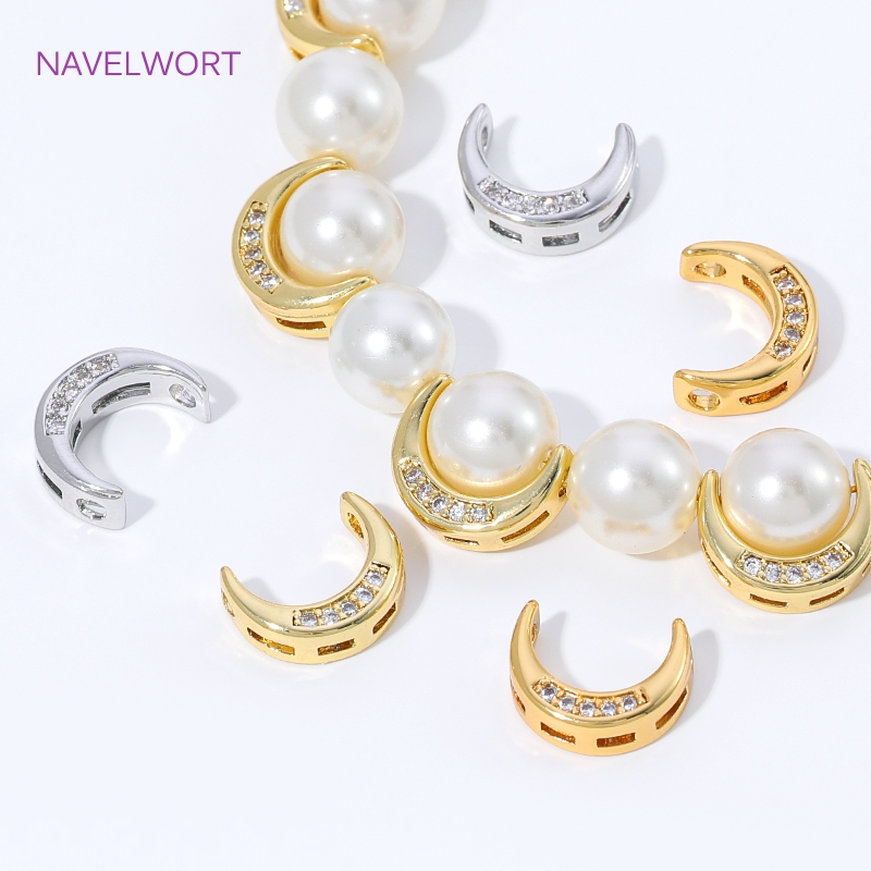 14/18K Gold Plated Brass Half  - Jewelry Making Items 리뷰 및 가격