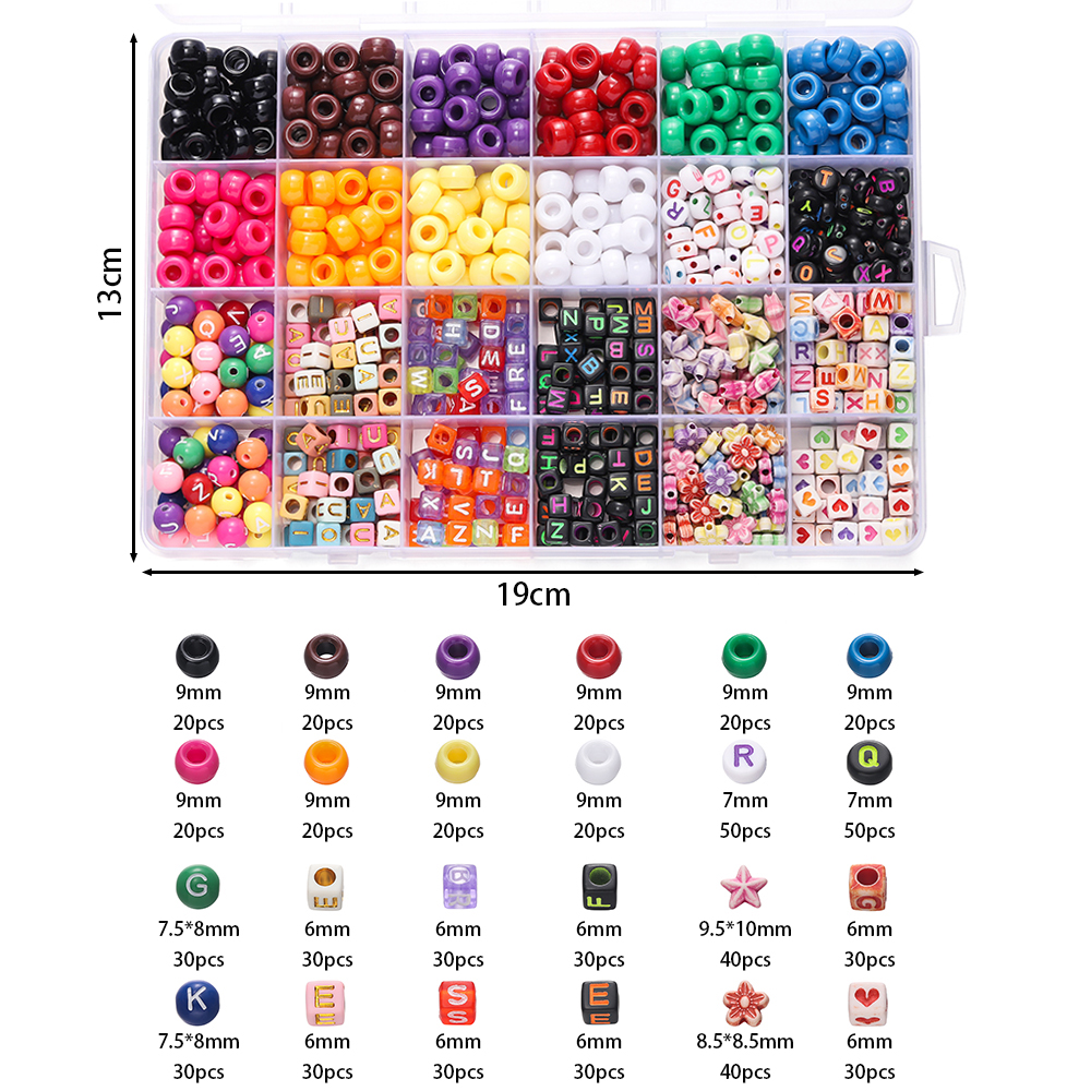 680pcs/Box Colorful Acrylic Po - Jewelry Making Course 리뷰 및 가격
