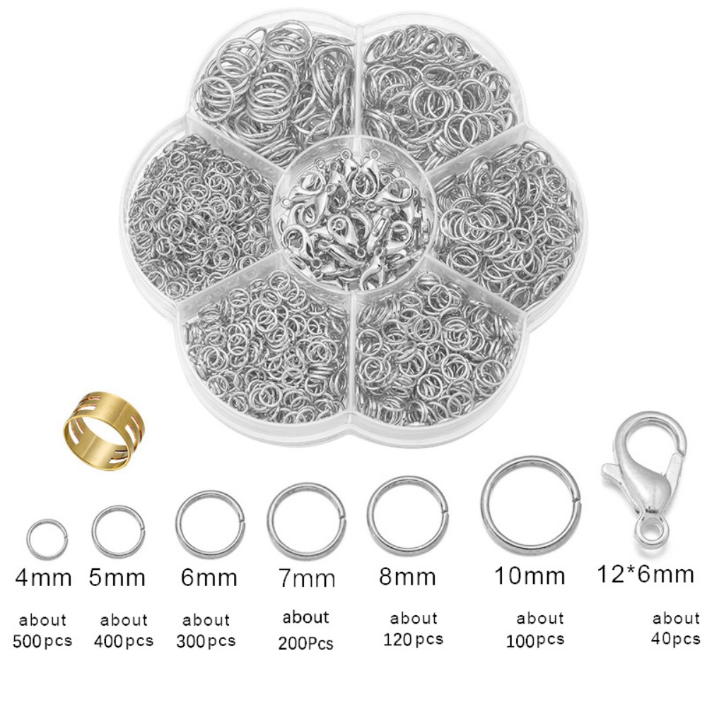 1 Box Jump Rings DIY Jewelry F - Jewelry Making For Beginners 리뷰 및 가격