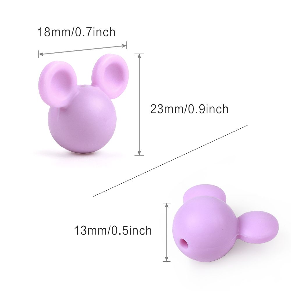 10pcs Silicone Beads Mouse Hea - Jewelry Making Jig 리뷰 및 가격