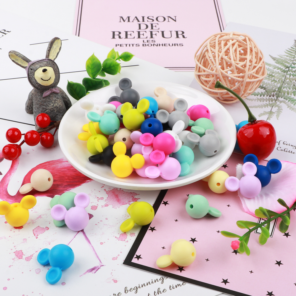10pcs Silicone Beads Mouse Hea - Jewelry Making Jig 리뷰 및 가격