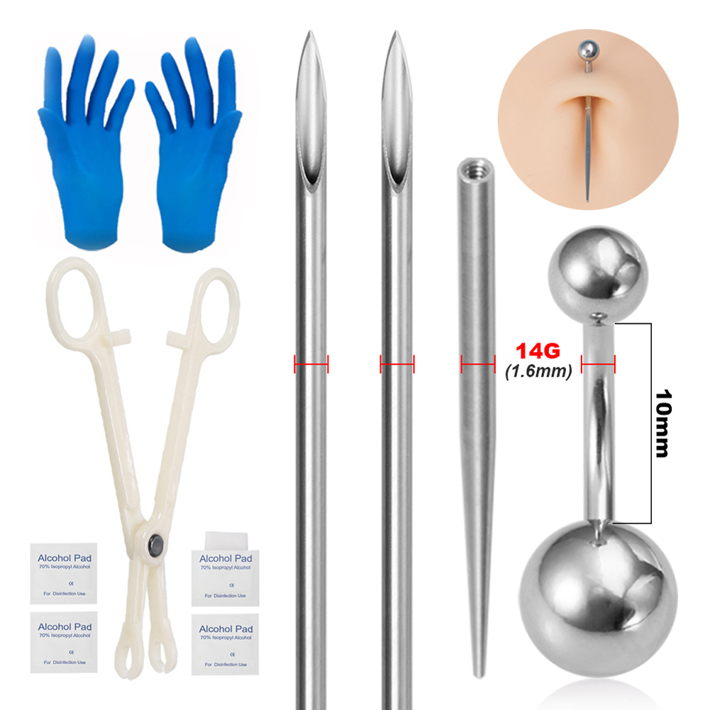 Body Piercing Kit Surgical Ste - Jewelry Making Needle Nose Pliers 리뷰 및 가격
