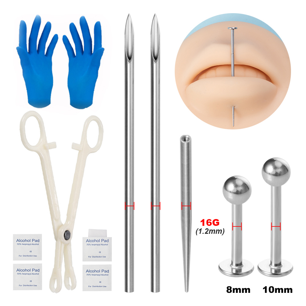 Body Piercing Kit Surgical Ste - Jewelry Making Needle Nose Pliers 리뷰 및 가격