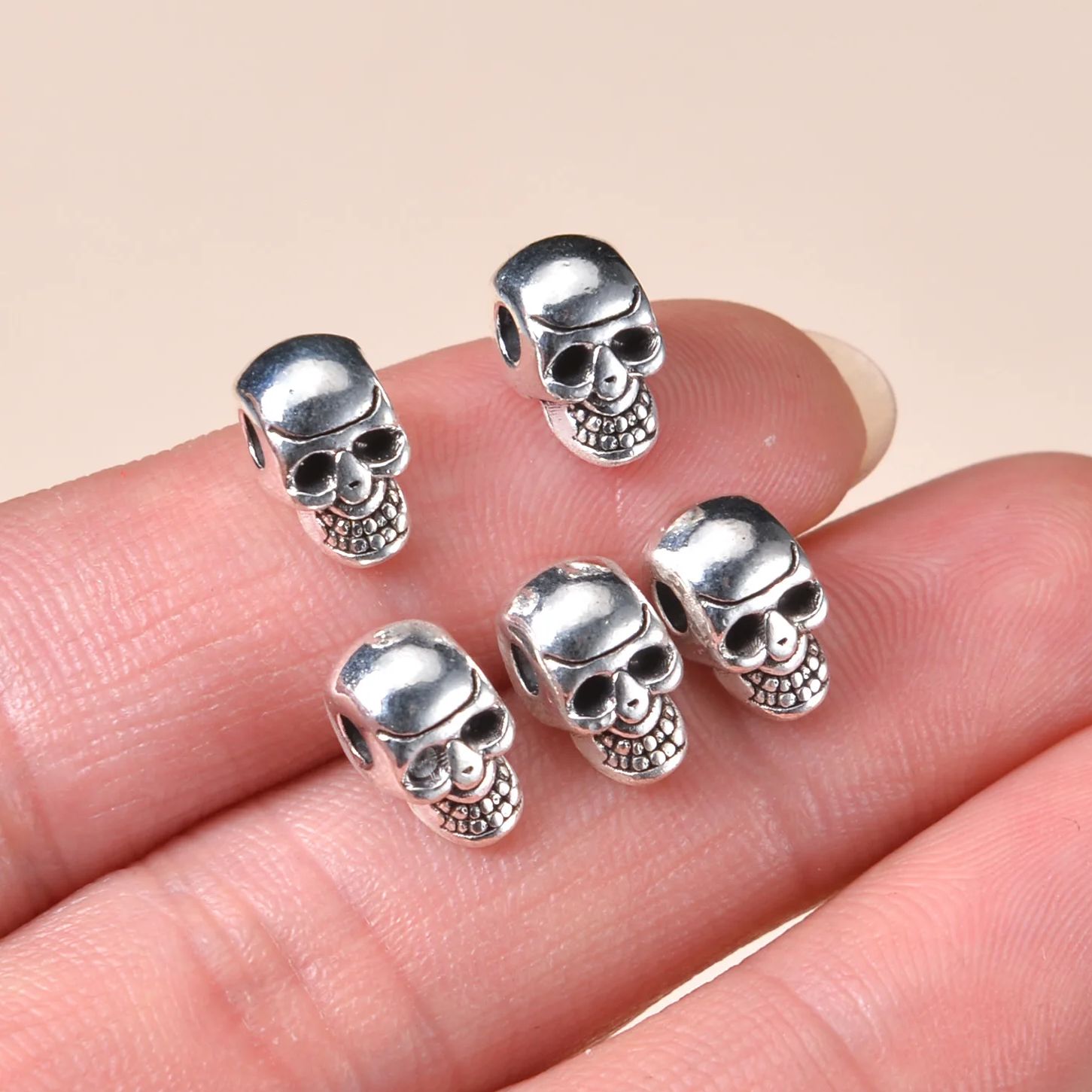 Punk Style Skull Head Beads Ch - Jewelry Making Jig 리뷰 및 가격
