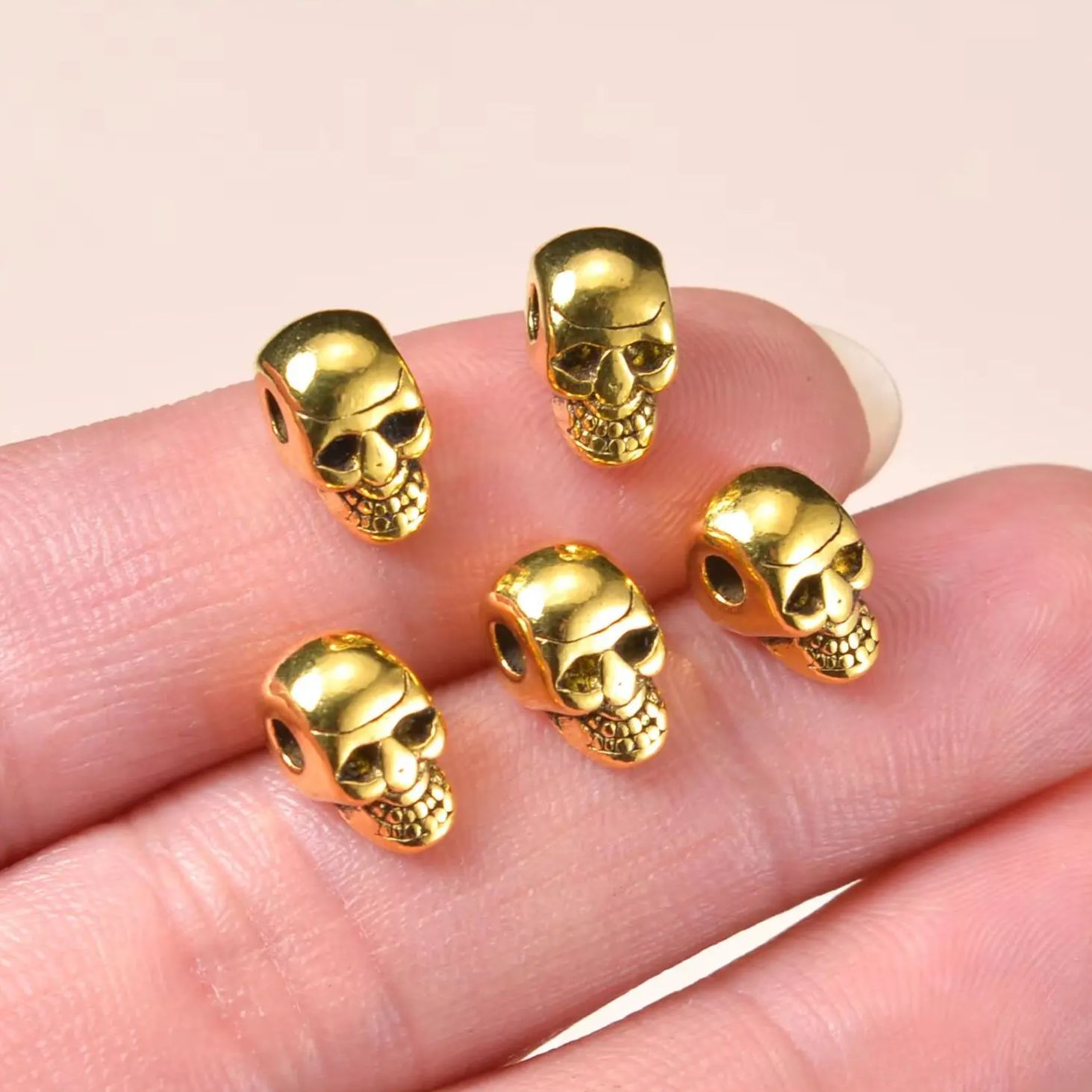 Punk Style Skull Head Beads Ch - Jewelry Making Jig 리뷰 및 가격