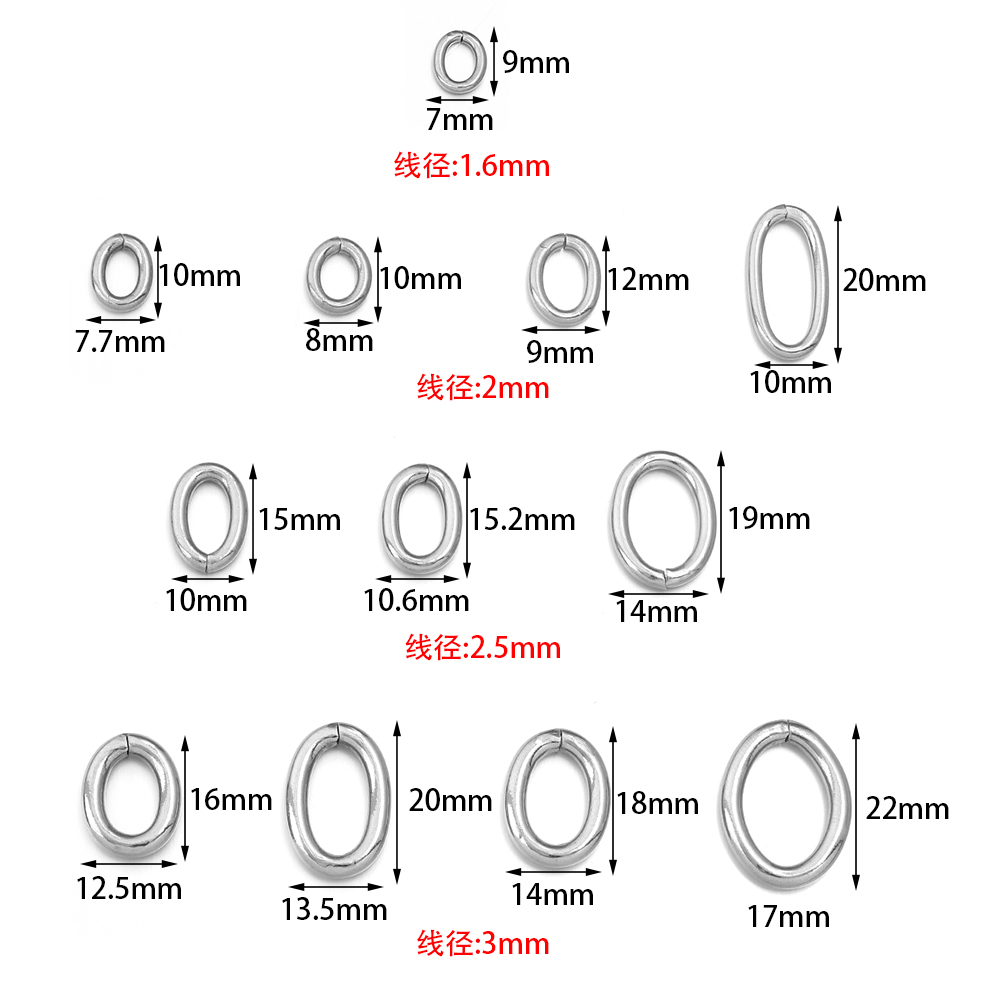 20pcs/lot Stainless Steel Oval - Jewelry Making Looper Tool 리뷰 및 가격