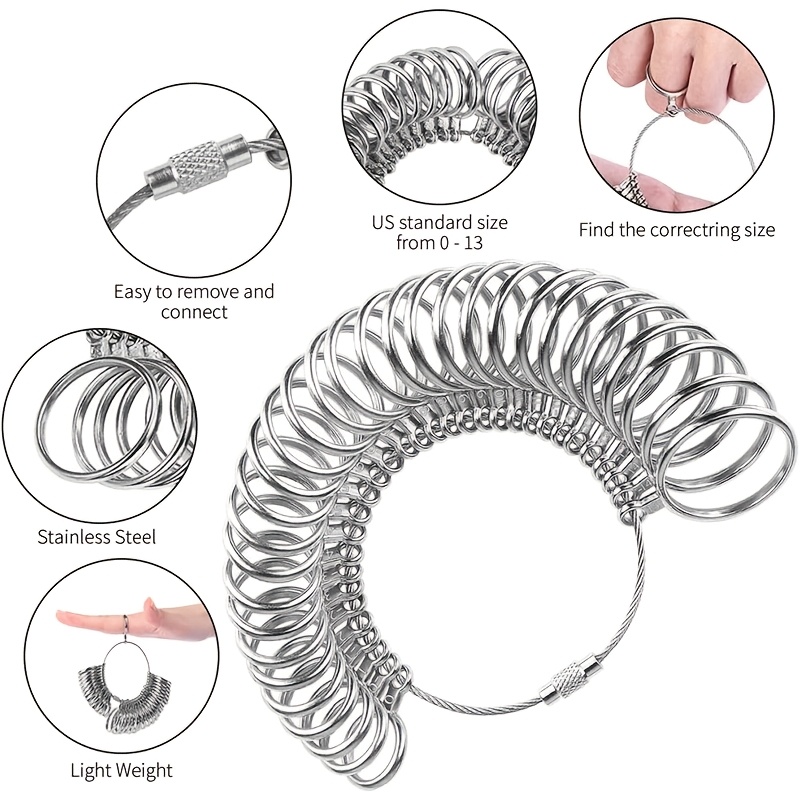 3pcs Stainless Steel Ring Size - Jewelry Making For Beginners 리뷰 및 가격