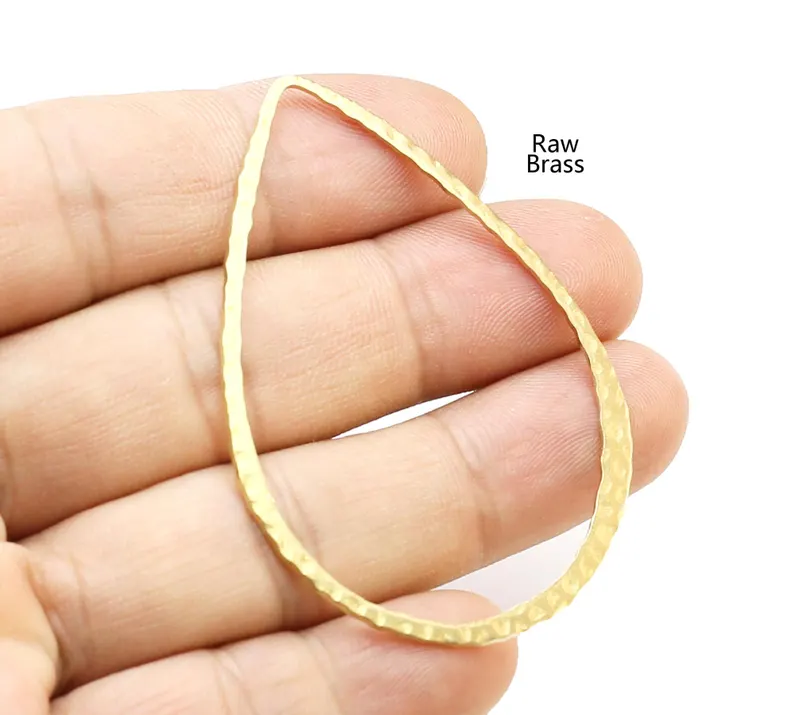 10pcs Hammered Teardrop Charm, - Jewelry Making Hammer 리뷰 및 가격